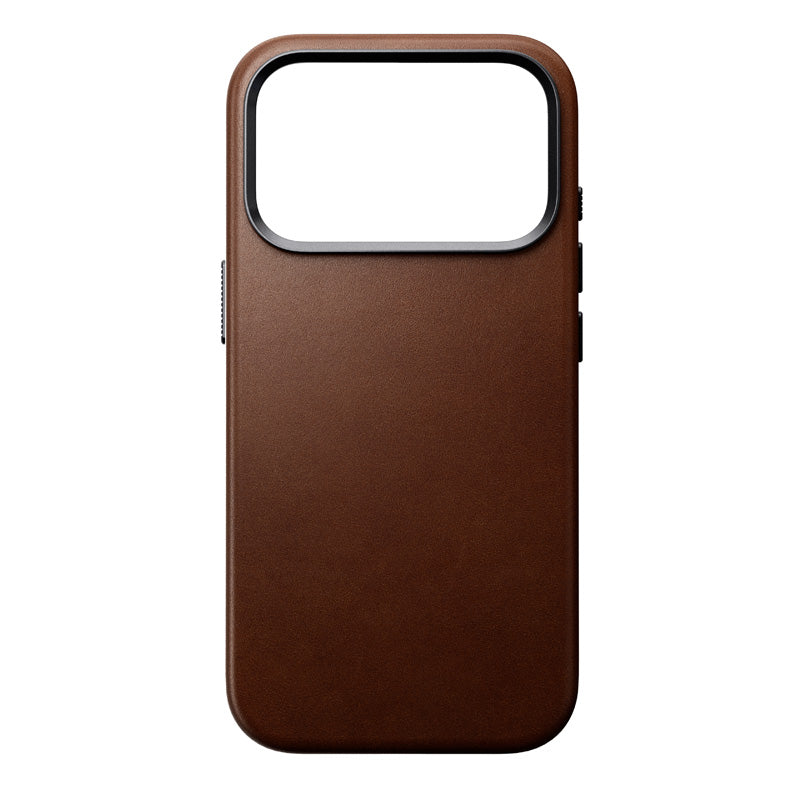 Coque Traditional cuir Nomad iPhone 18 Pro Rustic Brown