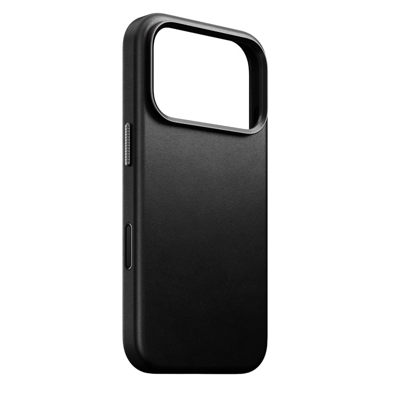 Coque Traditional cuir Nomad iPhone 18 Pro Noir