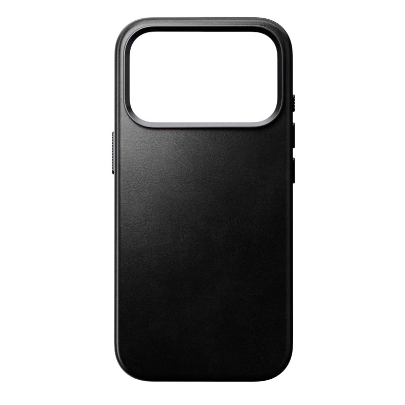 Coque Traditional Horween cuir iPhone 18 Pro Noir
