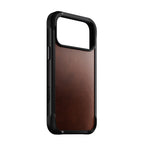 Coque Rugged cuir iPhone 18 Pro Max / 17 Pro Max Rustic Brown