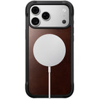 Coque Rugged cuir iPhone 18 Pro Max / 17 Pro Max Rustic Brown