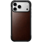 Coque Rugged cuir iPhone 18 Pro Max / 17 Pro Max Rustic Brown