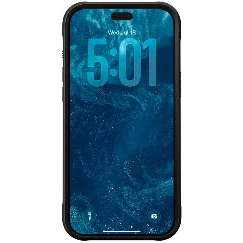 Coque Rugged cuir iPhone 18 Pro Max / 17 Pro Max Rustic Brown