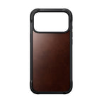 Coque Rugged cuir iPhone 18 Pro Max / 17 Pro Max Rustic Brown