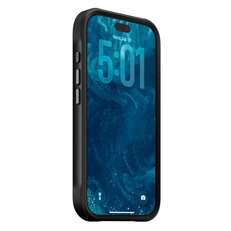 Coque Rugged cuir iPhone 18 Pro / 17 Pro Rustic Brown