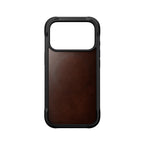 Coque Rugged cuir iPhone 18 Pro / 17 Pro Rustic Brown