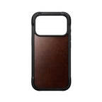 Coque Rugged cuir iPhone 18 Pro / 17 Pro Rustic Brown