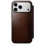 Folio Modern Cuir Horween iPhone 18 Pro Max / 17 Pro Max Rustic Brown