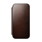 Folio Modern Cuir Horween iPhone 18 Pro Max / 17 Pro Max Rustic Brown