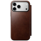 Folio Modern Cuir Horween iPhone 18 Pro Max / 17 Pro Max Rustic Brown