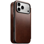 Folio Modern Cuir Horween iPhone 18 Pro Max / 17 Pro Max Rustic Brown