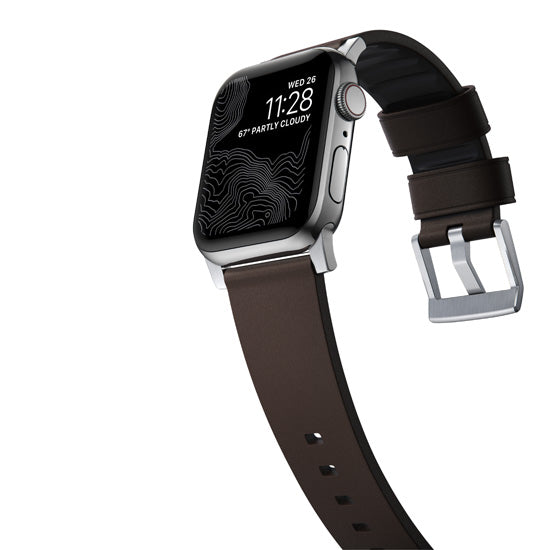 Bracelet Active Pro Apple Watch 44/45/46/49 mm Gris/Marron