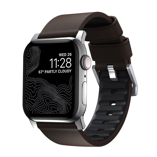 Bracelet Active Pro Apple Watch 44/45/46/49 mm Gris/Marron