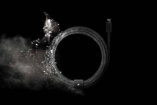 ECO Belt Cable USB-C vers USB-C (1.2m) Noir
