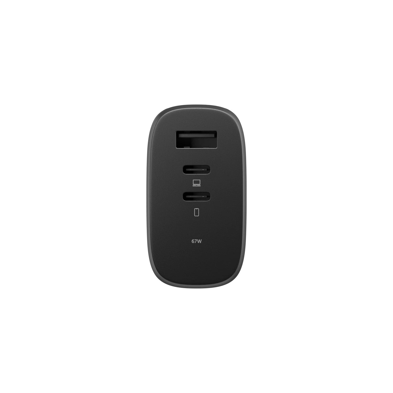 Chargeur Fast GaN PD 67W (3 ports) Noir