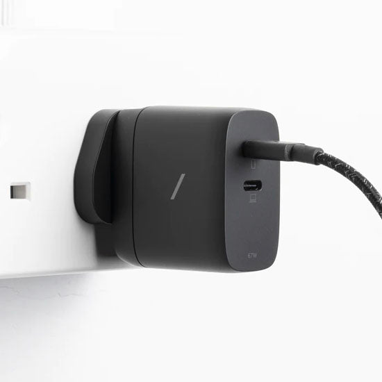 Chargeur Fast GaN PD 67W Noir