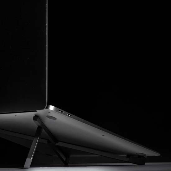Fold Laptop Stand Noir