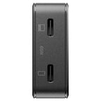 Chargeur Pocket GaN 65 W double USB-C Noir