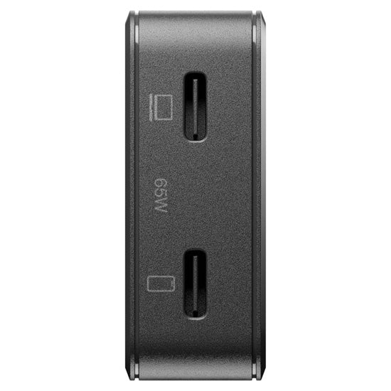 Chargeur Pocket GaN 65 W double USB-C Noir