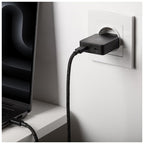 Chargeur Pocket GaN 65 W double USB-C Noir