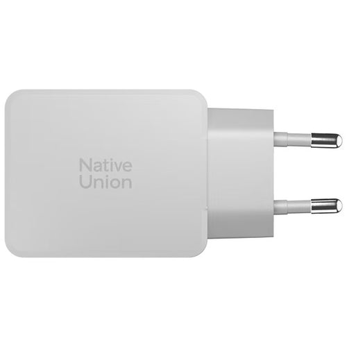 Chargeur Pocket GaN 65 W double USB-C Blanc