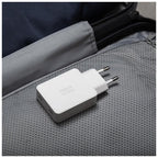 Chargeur Pocket GaN 65 W double USB-C Blanc