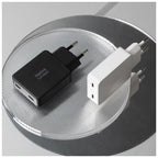 Chargeur Pocket GaN 65 W double USB-C Blanc