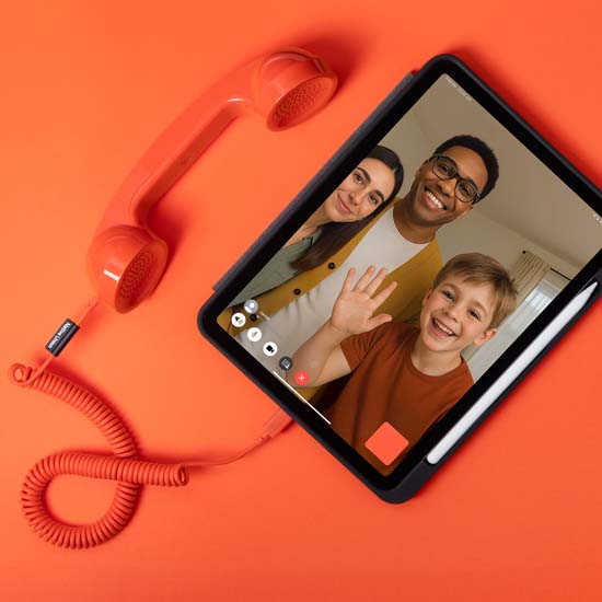 POP Phone Alarm Red