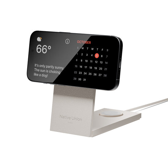 Chargeur sans fil magnétique Qi2 3-en-1 Rise Sandstone