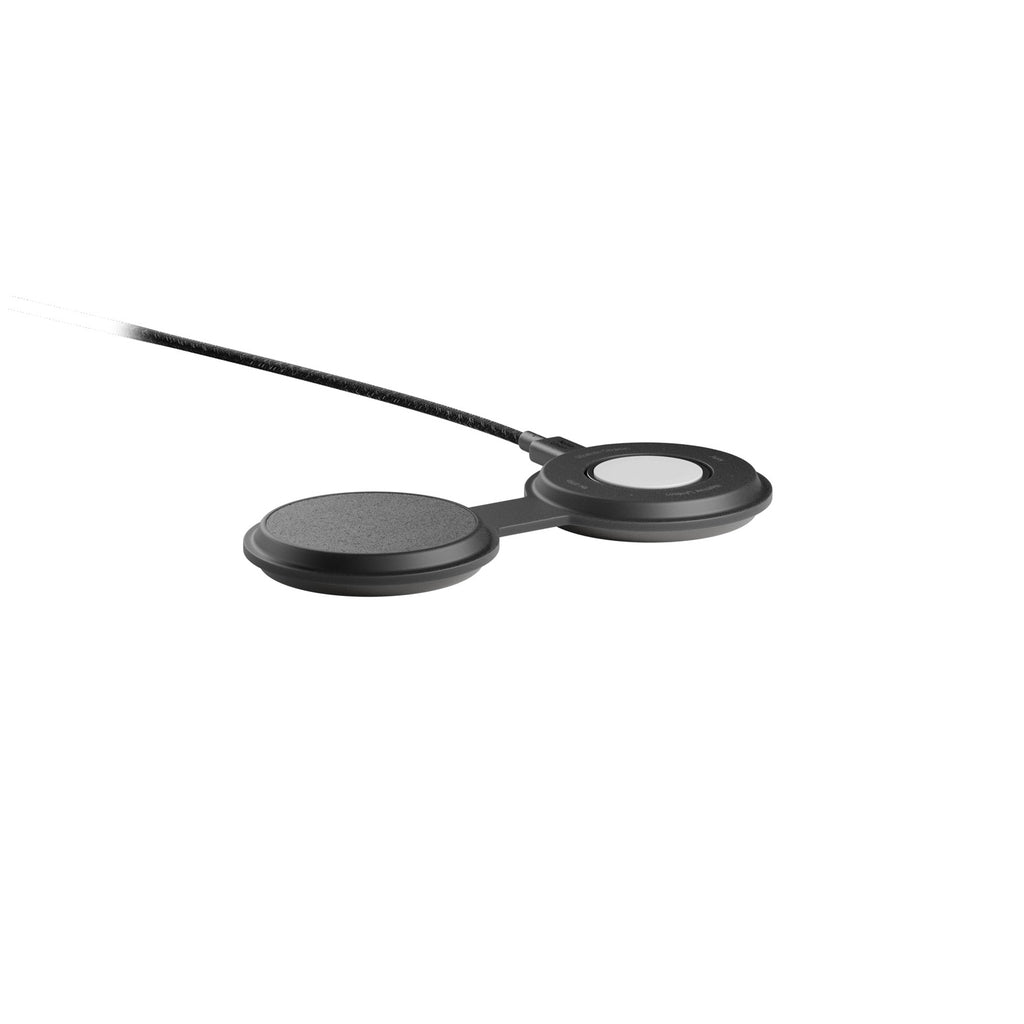Voyage Chargeur sans fil 2-en-1 Qi2 Noir
