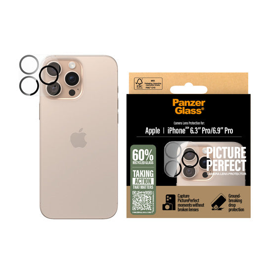 PanzerGlass® PicturePerfect Lens iPhone 16 Pro/Pro Max