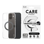CARE by PanzerGlass® Coque Feature Kickstand iPhone 16 Plus Noir