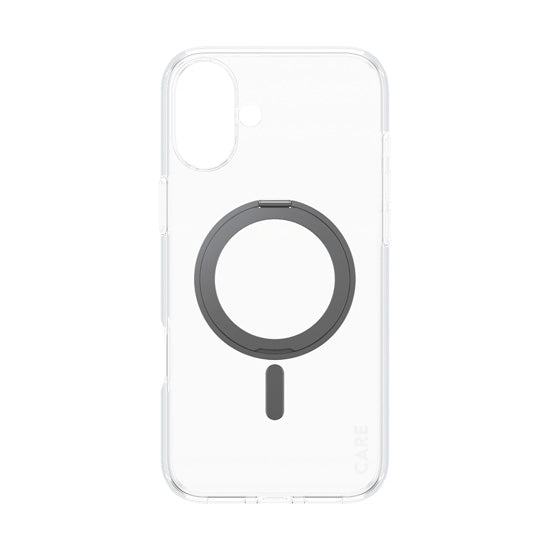 CARE by PanzerGlass® Coque Feature Kickstand iPhone 16 Plus Noir
