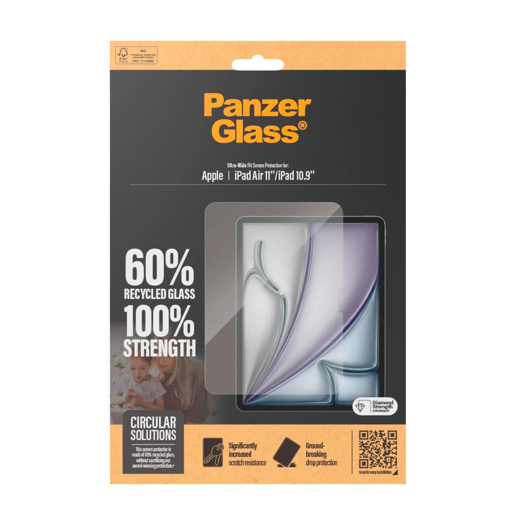 PanzerGlass Wide Fit iPad Air 11 (M4/M3/M2)& iPad 11 (A16) & 10.9 (10th gen)