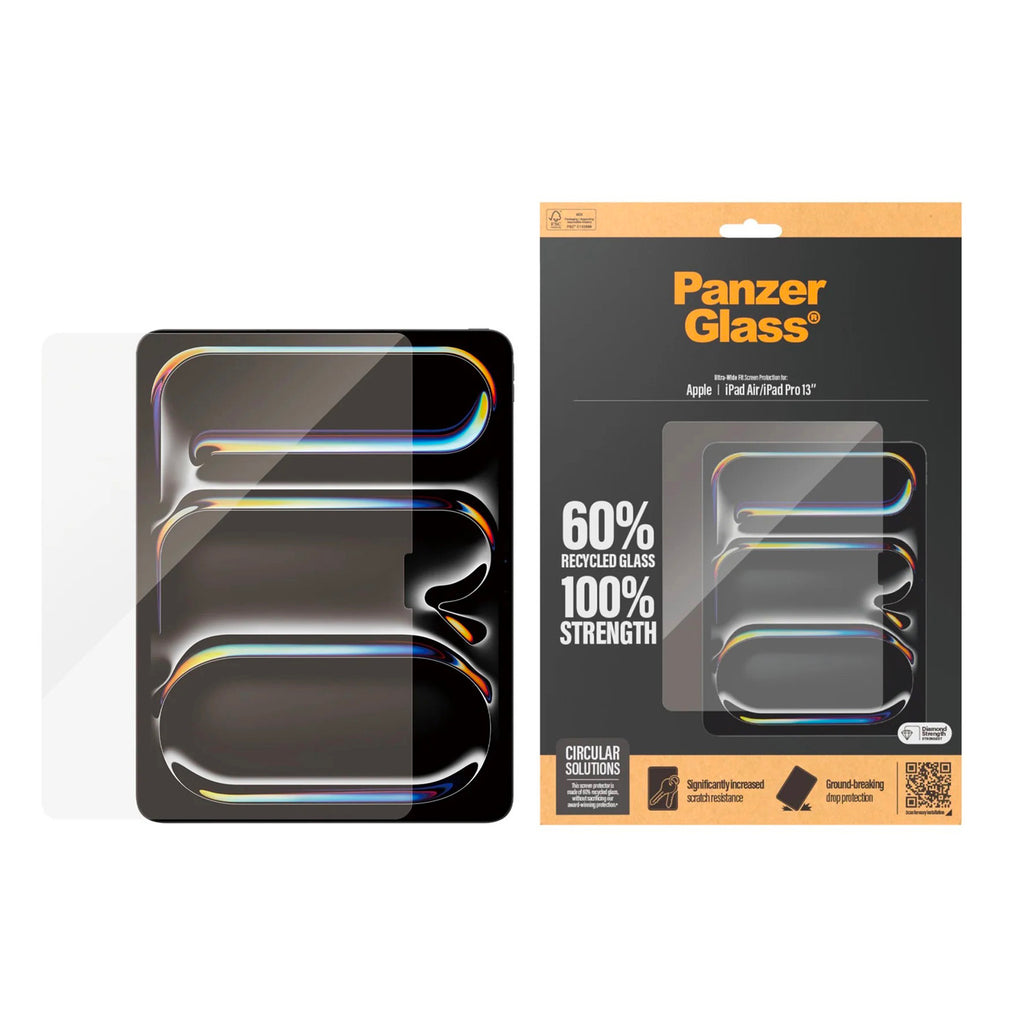 PanzerGlass Wide Fit iPad Air 13 (M2/M3/M4) & iPad Pro 13 (M4/M5)