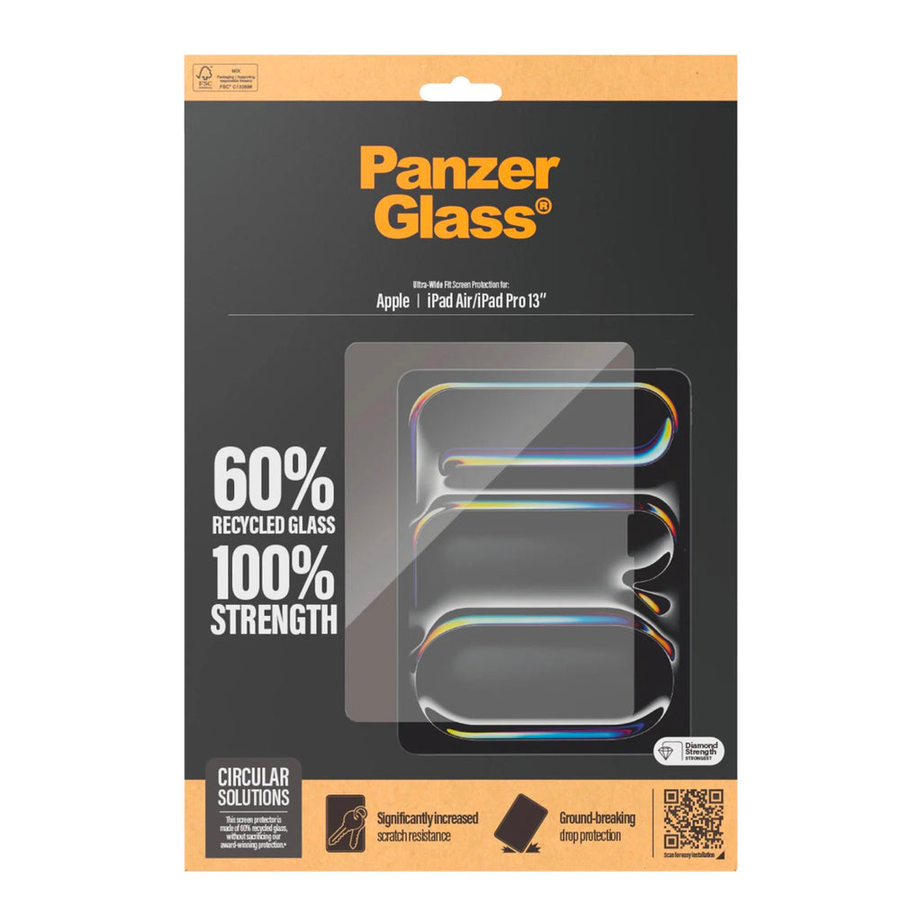 PanzerGlass Wide Fit iPad Air 13 (M2/M3/M4) & iPad Pro 13 (M4/M5)