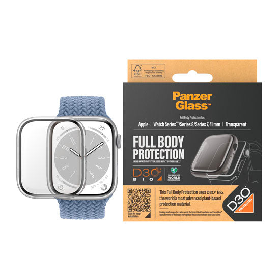 Protection d'écran avec D3O® Apple Watch 41mm Transparent
