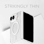CARE by PanzerGlass® Coque SL1M MagSafe iPhone Duo Transparente