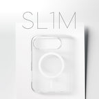 CARE by PanzerGlass® Coque SL1M MagSafe iPhone Duo Transparente