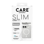 CARE by PanzerGlass® Coque SL1M MagSafe iPhone Duo Transparente