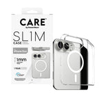 CARE by PanzerGlass® Coque SL1M MagSafe iPhone Duo Transparente