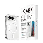 CARE by PanzerGlass® Coque SL1M MagSafe iPhone Duo Transparente