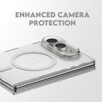 CARE by PanzerGlass® Coque SL1M MagSafe iPhone Duo Transparente