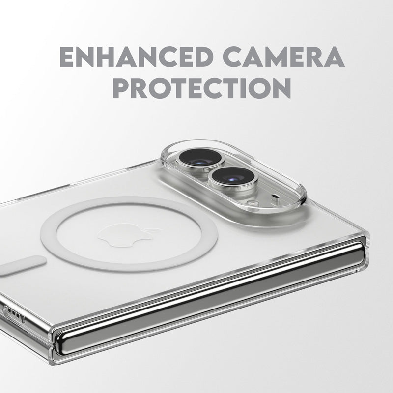 CARE by PanzerGlass® Coque SL1M MagSafe iPhone Duo Transparente