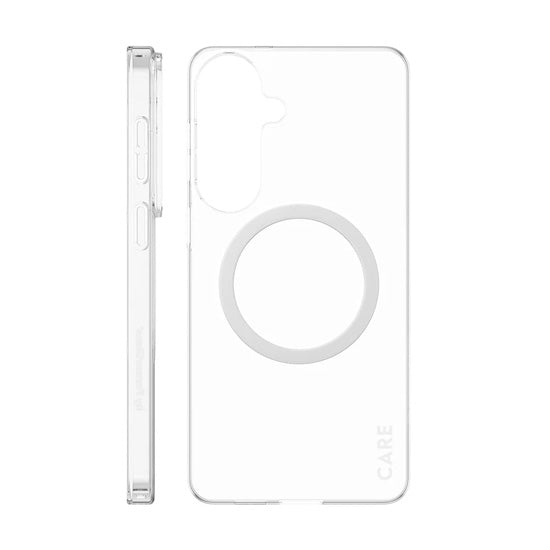 CARE™ by PanzerGlass® SL1M Coque Transparent w. Qi Samsung S26 Plus