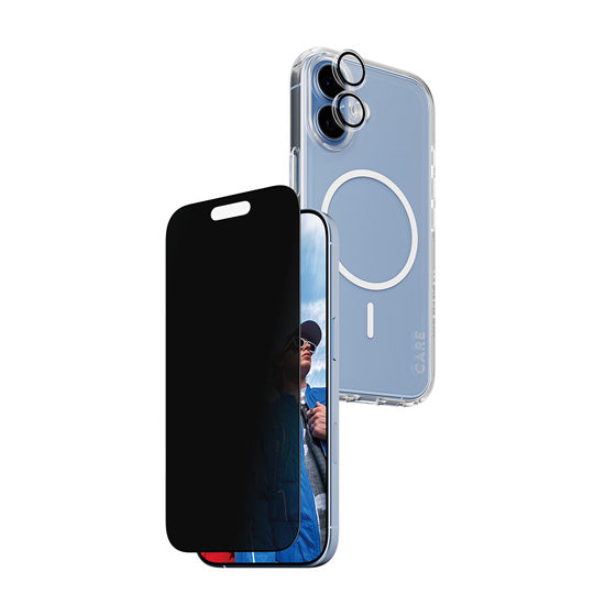 CARE by x PanzerGlass® 3-in-1 Flagship Privacy Bundle iPhone 17