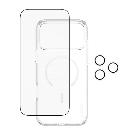 CARE by x PanzerGlass® 3-in-1 Flagship Combat Bundle iPhone 17 Pro Max