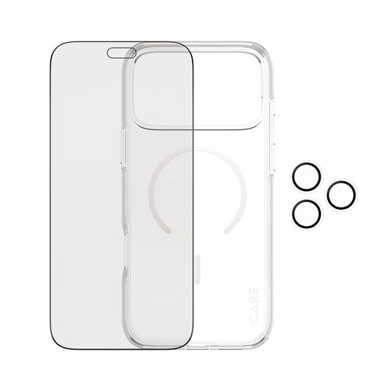 CARE by PanzerGlass® Privacy Flagship 3-en-1 Bundle iPhone 18 Pro Max