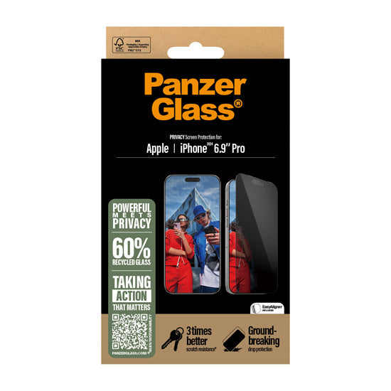 Verre de protection Privacy iPhone 16 Pro Max