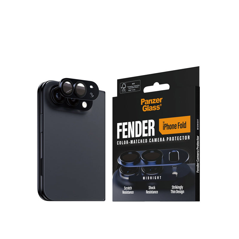 PanzerGlass® FENDER Camera Protector iPhone 18 Fold Dark Blue